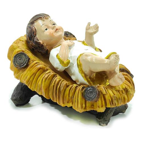 General Trade Gesù Bambino con culla presepe (11 cm) 406731