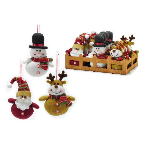 General Trade Decoro Personaggio Natale appendibile Assortito (15 cm) 433431
