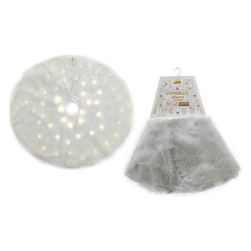 General Trade Copri base albero (90 cm) Luminoso con 50 led bianco caldo 674955
