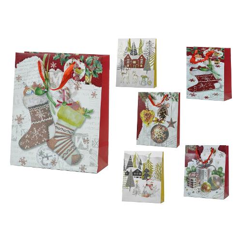General Trade Shopper natalizio (26x12x32 cm) colore assortito 492506
