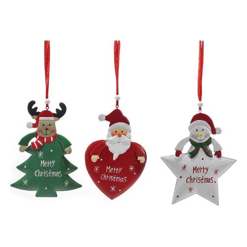 General Trade Decoro Appendibile Soggetto latta Natale Assortito (15 cm) 649166