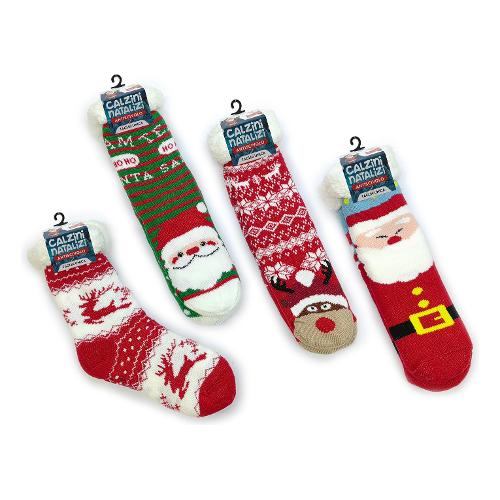 General Trade Calzini Natale antiscivolo (Taglia unica) Assortito 513021