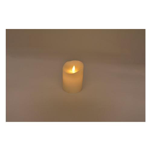 Pre Qu' Italia Candela led (7,5x10cm) effetto fiamma con timer Avorio D2222
