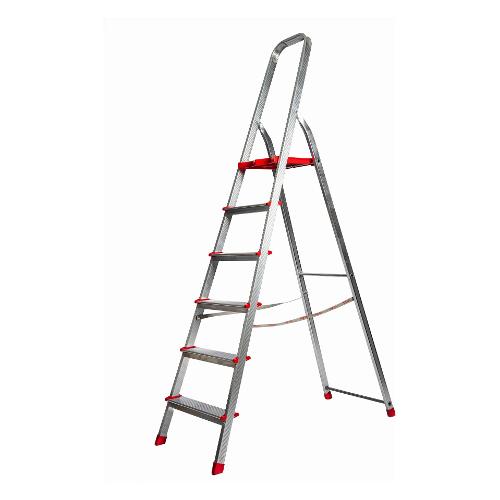 Sicos Scala domestica 6 gradini Alluminio DOMINA EN 039 126