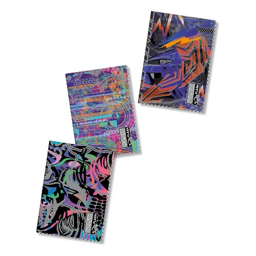Comix Copertina ad anelli A4 (27x32x3cm) FLASH Assortito 70457