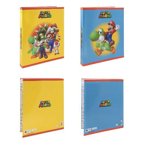Franco Cosimo Panini Copertina ad anelli A4 (27x32x3cm) SUPERMARIO Assortito 69986