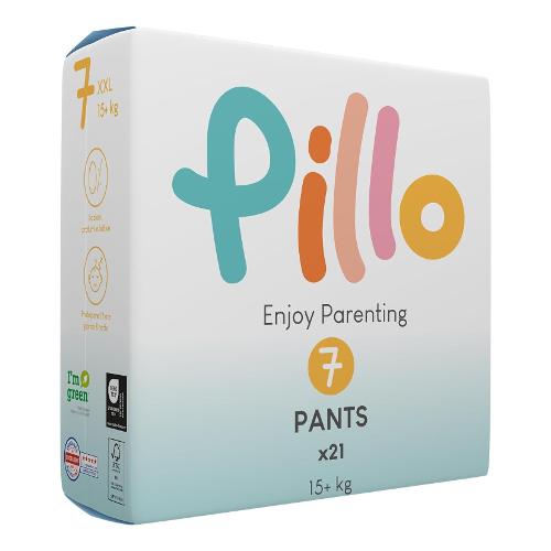 Pillo Pannolini Mutandina Misura 7 XXL 15+ kg 21 pz ENJOY PARENTING 00243