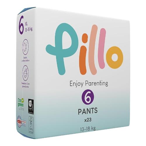 Pillo Pannolini mutandina misura 6 XL 13-18 kg 23 pz ENJOY PARENTING 00239