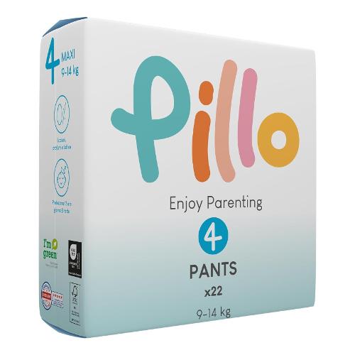 Pillo Pannolini Mutandina Misura 4 Maxi 9-14 kg 22 pz ENJOY PARENTING 00233