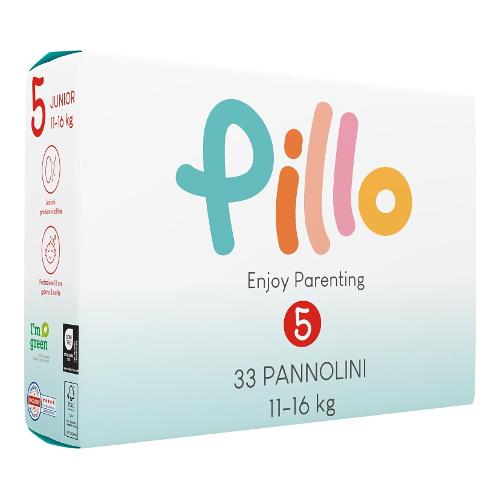 Pillo Pannolini Misura 5 Junior 11-16 kg 33 pz ENJOY PARENTING 00224