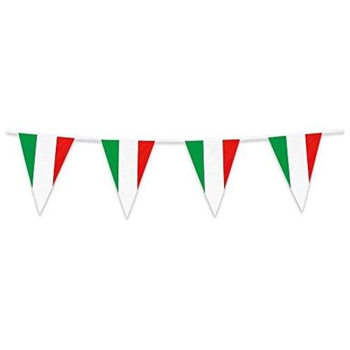 Ciao Festone party Bandierine triangolari Italia (1000 cm)