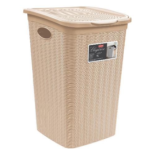 Stefanplast Porta biancheria Plastica (50L) ELEGANCE Cashmere 30084