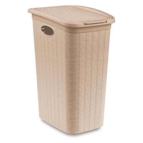 Stefanplast Porta biancheria Plastica (36Lt) ELEGANCE Cashmere 30514
