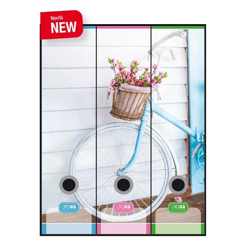 Cardea Registratore archivio Tris Bike R80 CROMA COLLECTION (28,5x8x34 cm) 07357