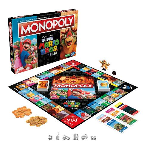 Hasbro Gioco Super Mario Movie in Italiano MONOPOLY F68181031