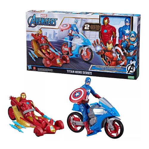 Hasbro Set personaggi con veicoli 2 pz MARVEL AVENGERS F3532