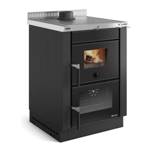 Nordica Cucina legna 6kW VICENZA EVO VST Nero antracite classe A+ 7016112 (60x60x85cm)