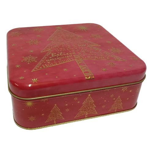 Due Esse Christmas Scatola natalizia Red colore assortito (17x17x6,5 cm) XNA24010411