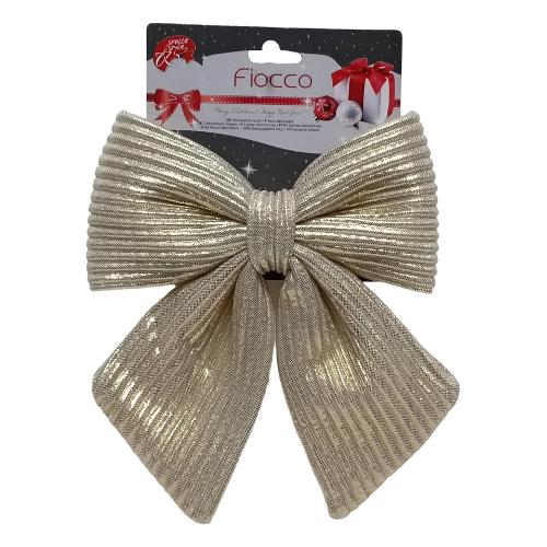 Due Esse Christmas Fiocco decorativo Natale (16x17cm) (1pz) Beige XNA24004111