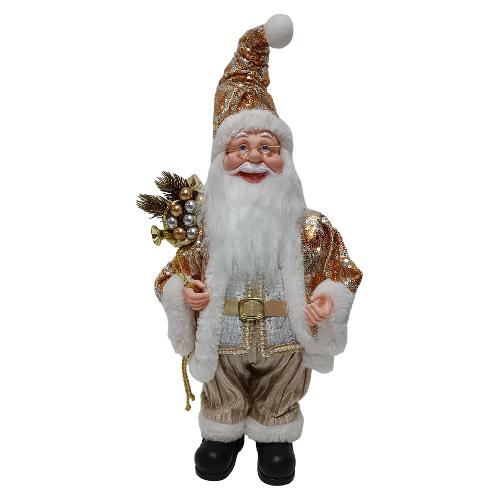Due Esse Christmas Babbo Natale oro con carillon (45 cm) XNA23043441