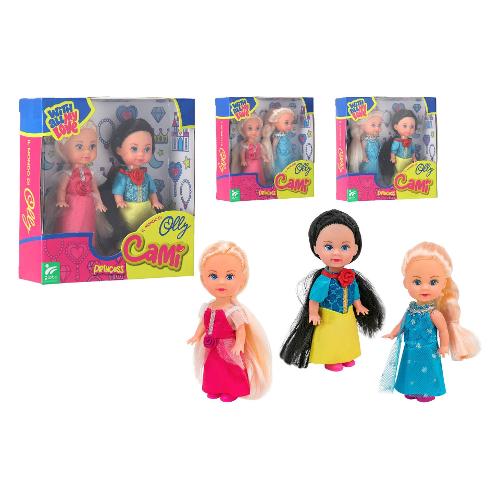Globo Set bambola Mini Principesse 2 pz OLLY Assortito 41516