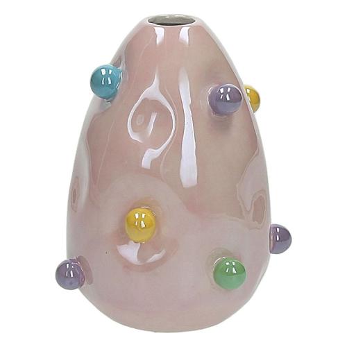 Andrea Fontebasso Vaso Ceramica (14cm) Pallini BONBON Rosa multicolore CK1VA042878