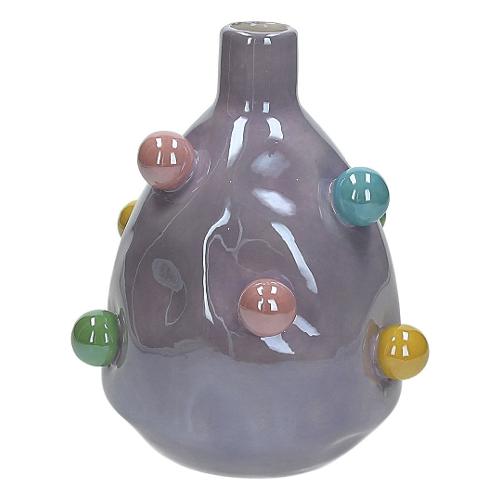 Andrea Fontebasso Vaso Ceramica (18cm) Pallini BONBON Lilla multicolore CK1VA022878