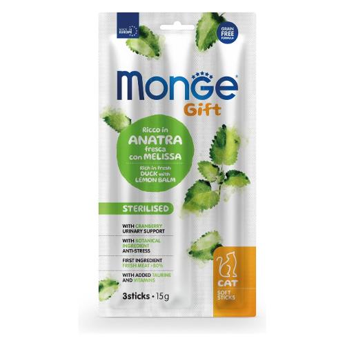 Monge Alimento GIFT anatra e melissa Busta 3 pz (15 gr) 8528