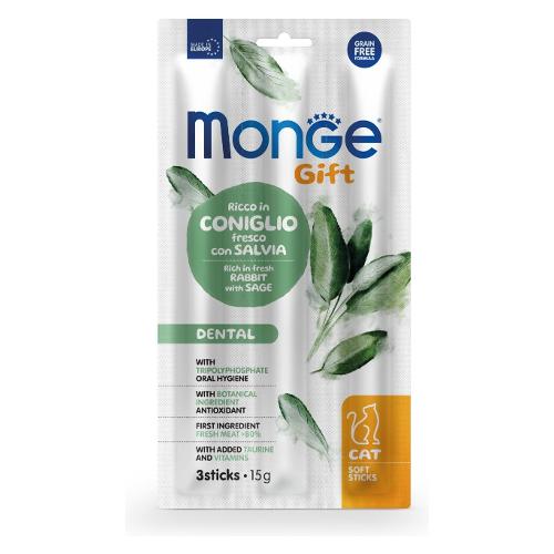 Monge Alimento Dental GIFT coniglio e salvia Busta 3 pz (15 gr) 8523