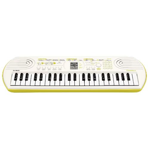 Casio Tastiera musicale ( 44 tasti ) Polifonia 32 CASIOTONE SA 80 White e Yellow