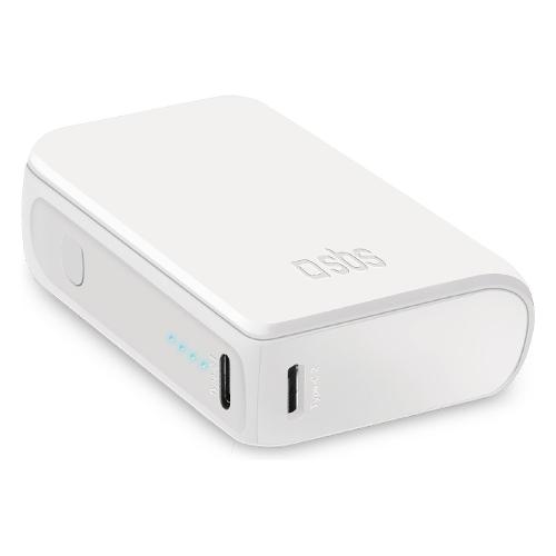 Sbs Power bank 10000mA NanoTube Bianco TTBB10000MINIW