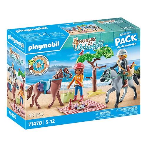 Playmobil Gita a cavallo ( 43 pz ) HORSES OF WATERFALL 4-10a 71470