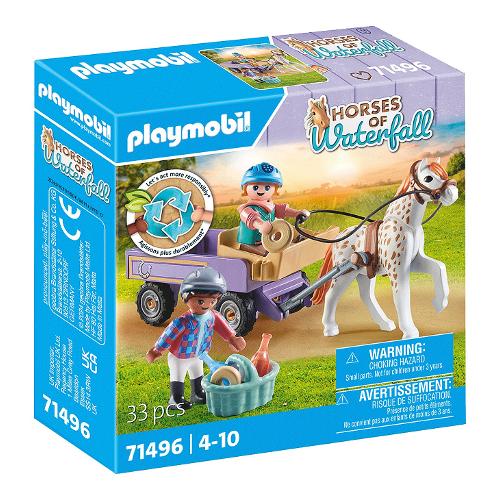 Playmobil Carrozza con pony ( 33 pz ) HORSES OF WATERFALL 4-10a 71496
