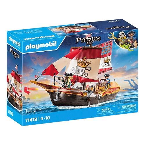 Playmobil Nave pirata ( 101 pz ) PIRATES 4-10a 70418