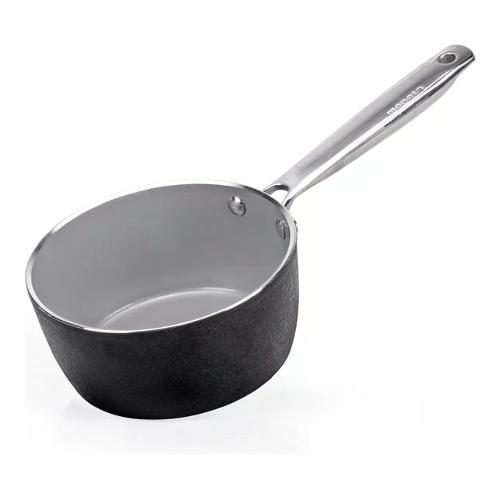 Alluflon Moneta Casseruola Antiaderente (16cm) 1 manico ARMONIA FINEGRES Nero 0005390516