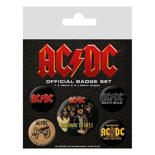 Pyramid International Gadget AC DC Badge Pack BP80494