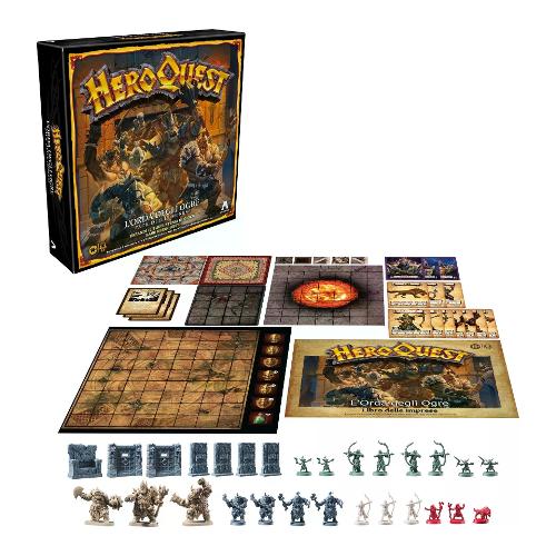Hasbro L’orda degli Ogre Espansione gioco in Italiano AVALON HILL HEROQUEST F9528103