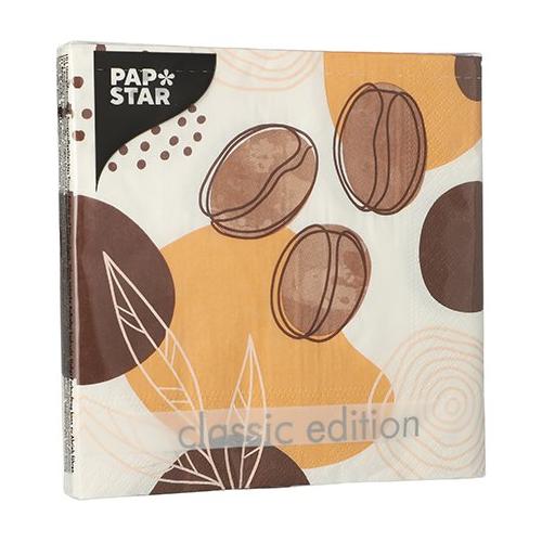 Pap Star Set tovaglioli monouso 20pz 3 Veli Coffe Beans CLASSIC 89714