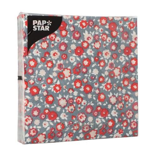 Pap Star Set tovaglioli monouso 20pz 3 Veli Liberty Rouge CLASSIC 89399