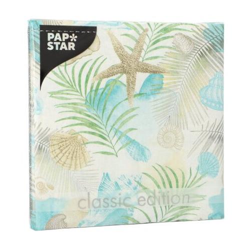Pap Star Set tovaglioli monouso 20pz 3 Veli Seaside CLASSIC 89299