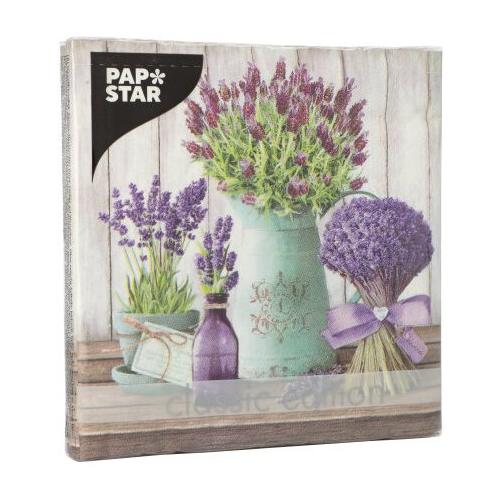 Pap Star Set tovaglioli monouso 20pz 3 Veli Lavande CLASSIC 89485