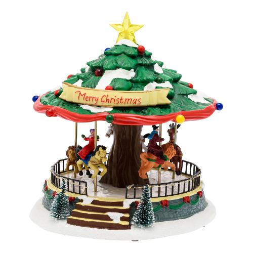Lotti Giostra movimento e musica XMAS KING (24x23x26 cm) 74910