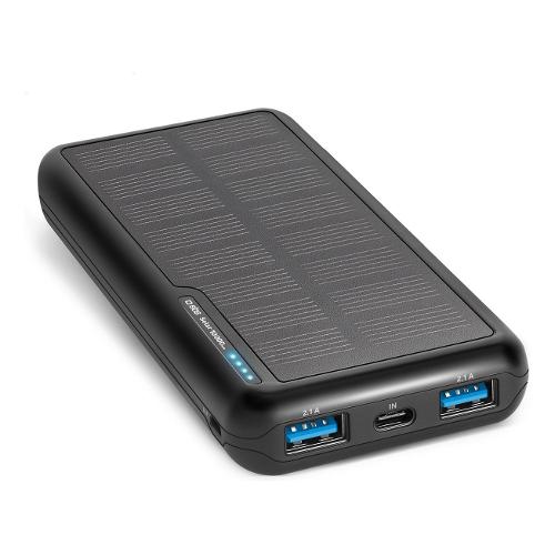Sbs Power bank 10000mA SOLAR Black TTBB10000SK