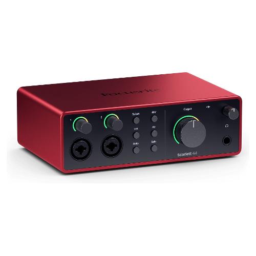 Focusrite Interfaccia audio SCARLETT 4i4 Gen4 Red e Black