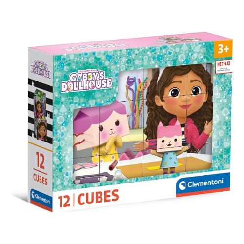 Clementoni Puzzle 12 pz Cubi 36m+ (16x12x4cm) GABBY'S DOLLHOUSE 41193