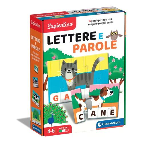 Clementoni Gioco educativo Lettere e Parole SAPIENTINO 16459