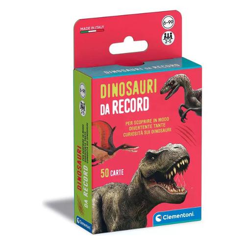 Clementoni Carte gioco Dinosauri da Record 16808