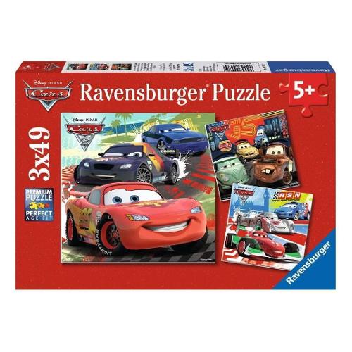 Ravensburger Puzzle 3x49 pz 5a+ (18x18cm) DISNEY CARS Assortito 9281