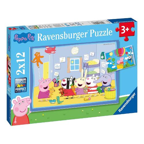 Ravensburger Puzzle 2x12 pz 36m+ (26x18cm) PEPPA PIG Assortito 5574