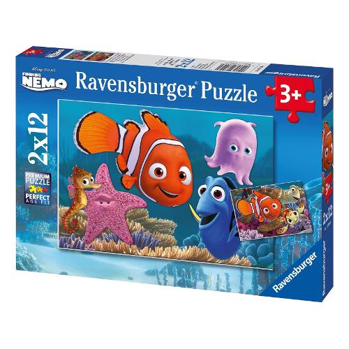 Ravensburger Puzzle 2x12 pz 36m+ (26x18cm) DISNEY NEMO Assortito 7556